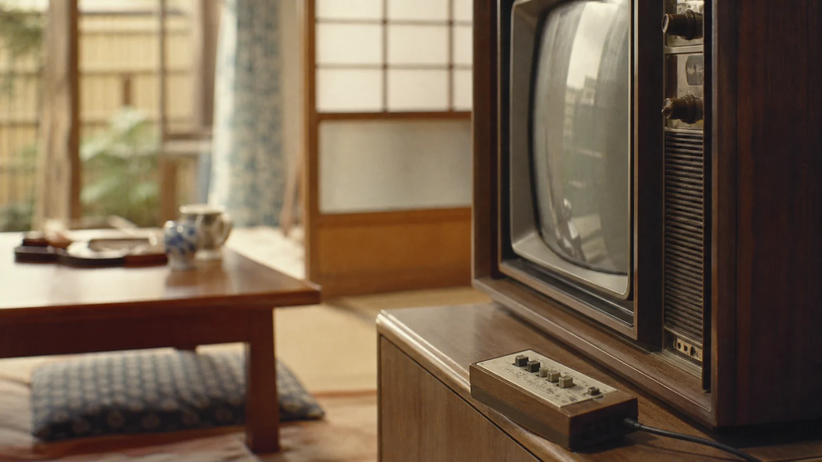 昭和40年代後半〜50年代（1970〜1979年ごろ）のテレビのリモコンを思わせる横長の記憶風景